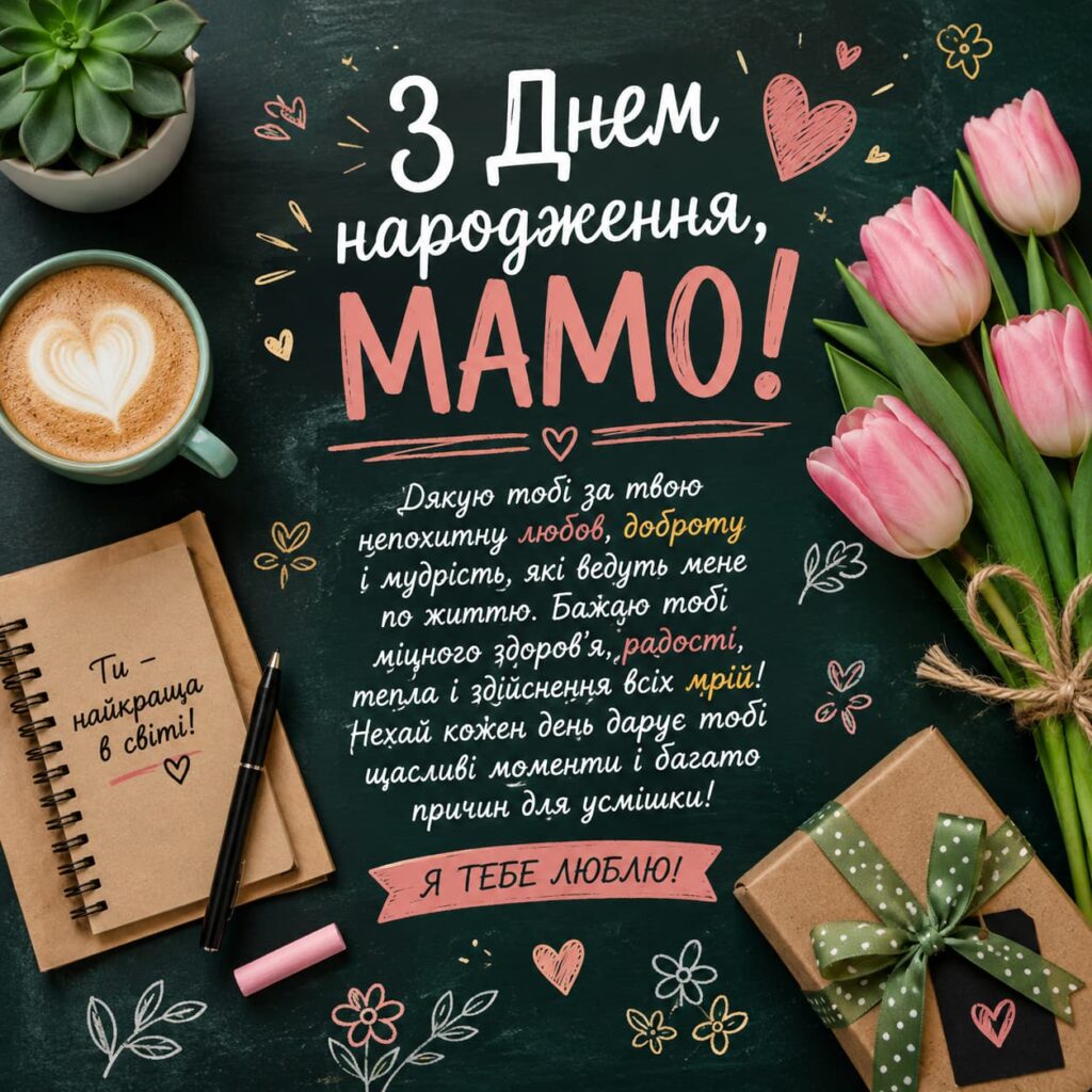 Короткі привітання з Днем народження мамі  картинка 3