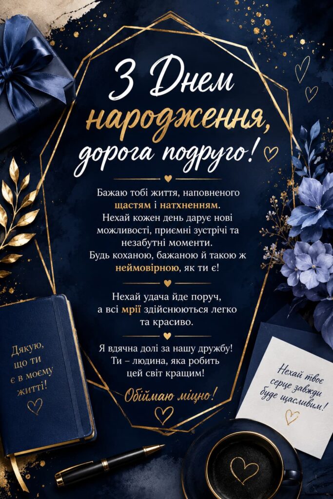 Привітання з Днем народження подруги до сліз картинка 4