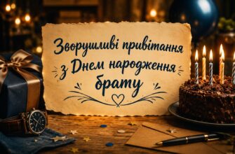 Зворушливі привітання з Днем народження брату