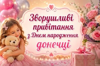 Зворушливі привітання з Днем народження донечці