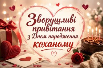 Зворушливі привітання з Днем народження коханому