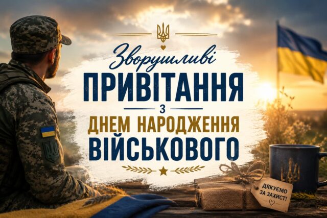 Зворушливі привітання з Днем народження військового