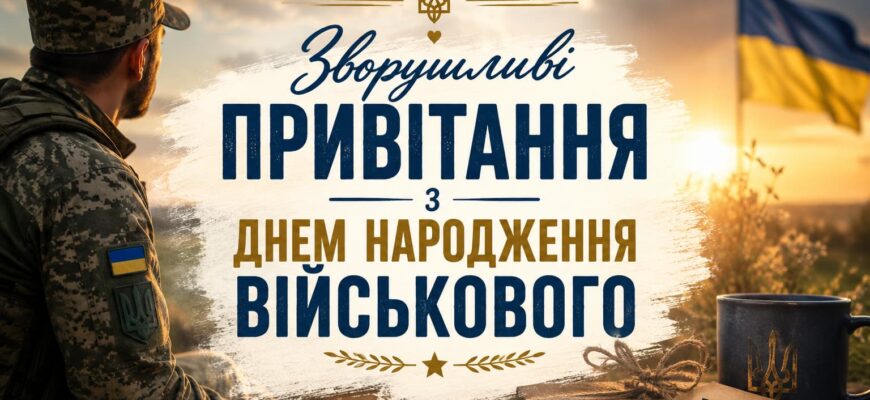 Зворушливі привітання з Днем народження військового