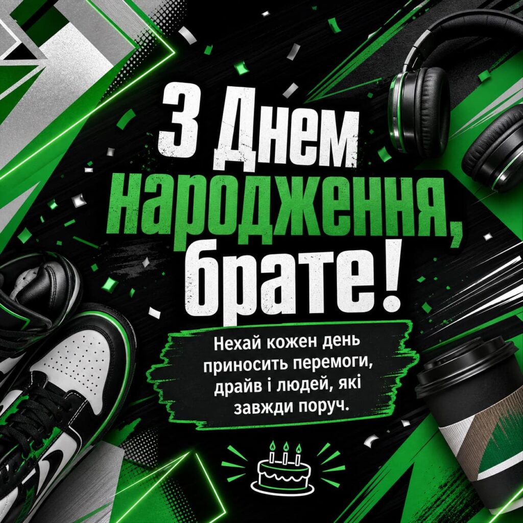 Короткі привітання з Днем народження брату 5