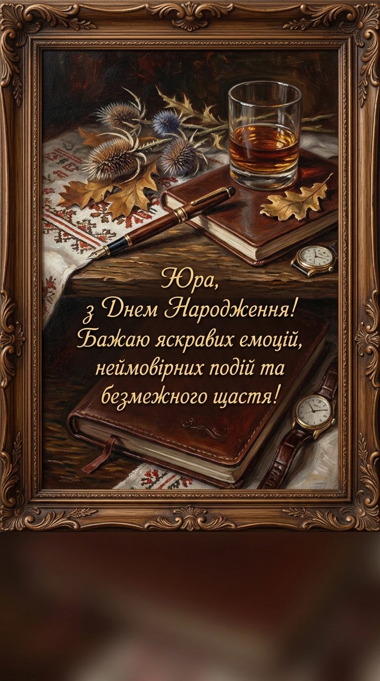 Короткі привітання для Юри (СМС, месенджери, соцмережі) - картинка