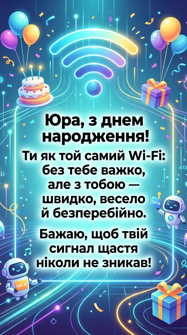 Оригінальні привітання Юрію: вірші та проза - картинка