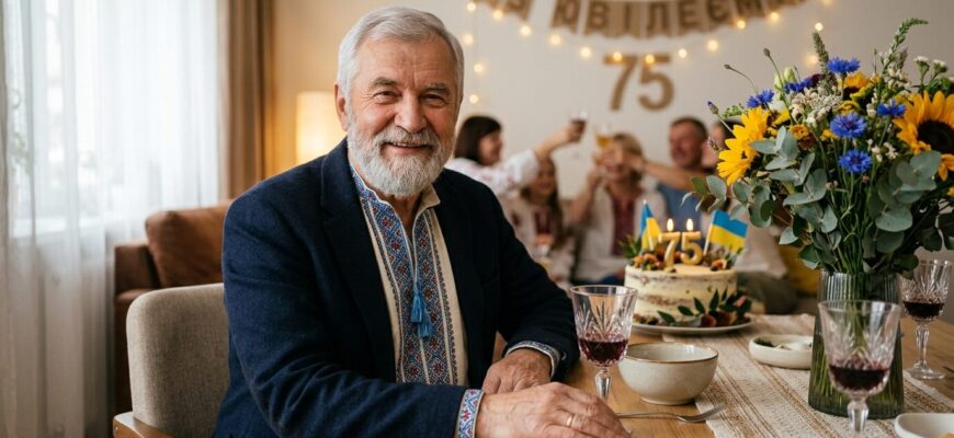 Привітання з ювілеєм 70 років мужчині картинки