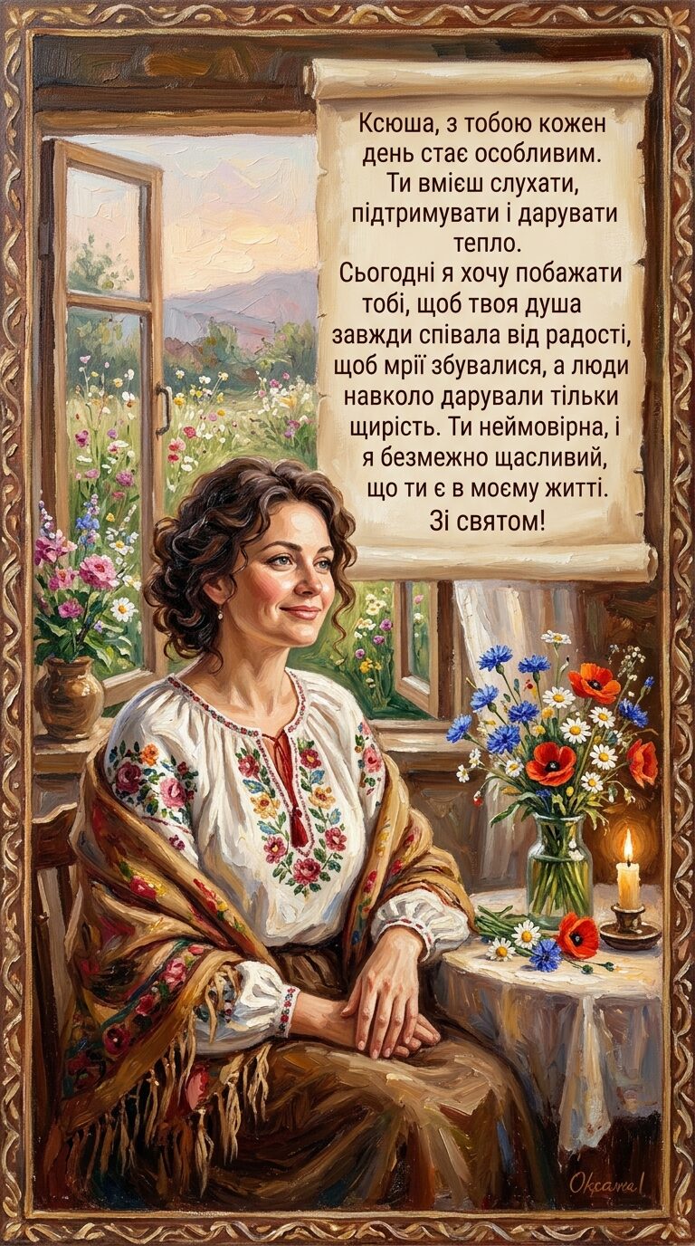 зворушливі привітання з днем народження оксани своїми словами до сліз картинка 2