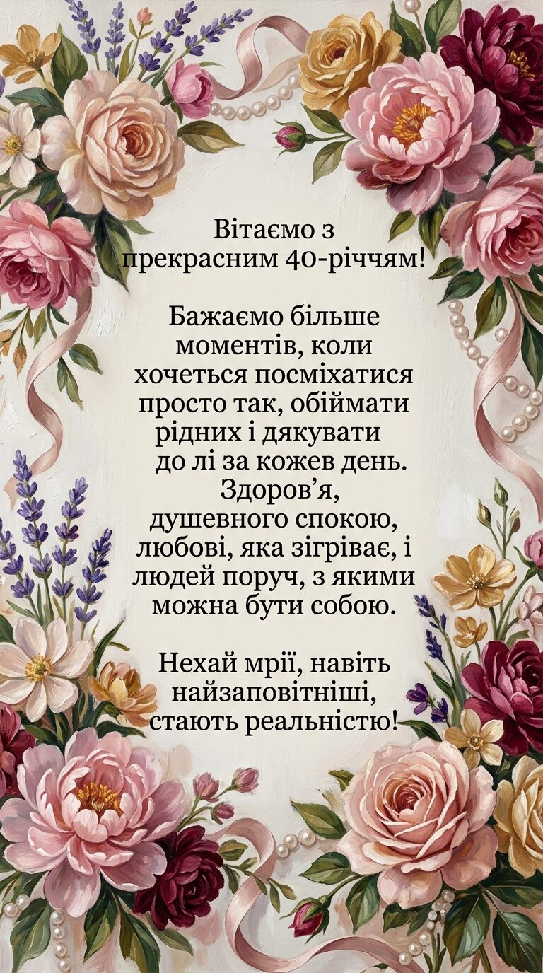 Зворушливі привітання від душі - картинка