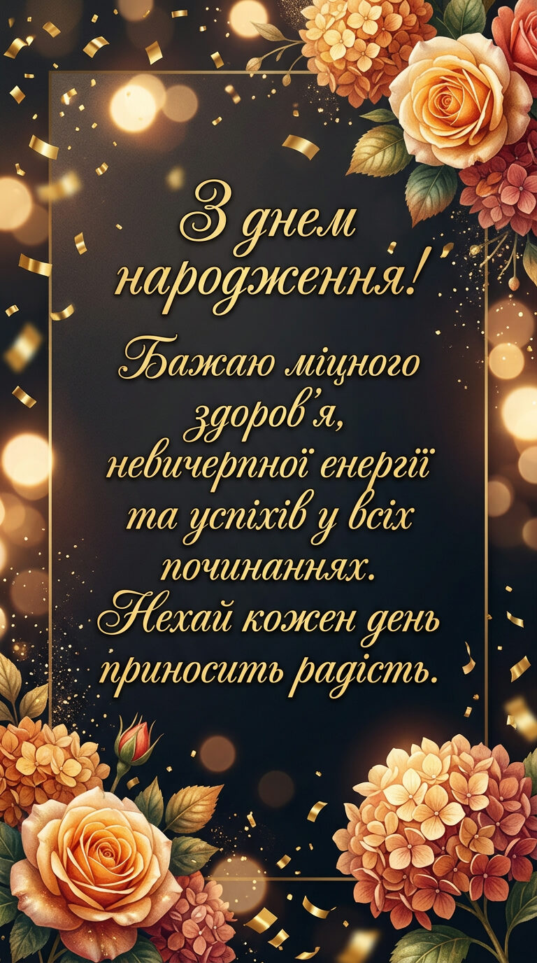 Короткі привітання з днем народження начальника своїми словами: лаконічно й по суті - картинка